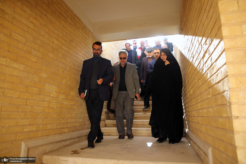 بازدید خانم دکتر فاطمه طباطبایی از دومین هفته فرهنگی بر آستان آفتاب