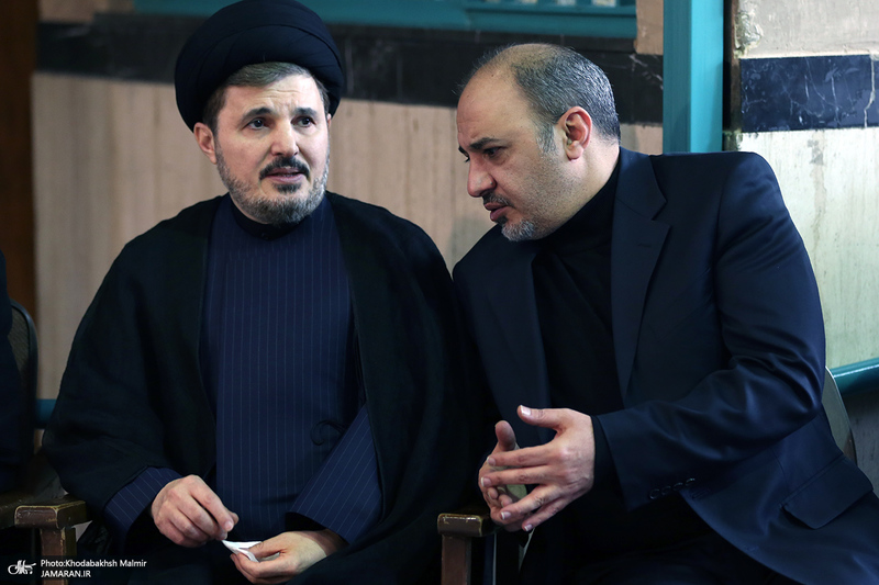 مراسم تشییع آیت الله سید مهدی امام جمارانی (ره) از حسنیه جماران