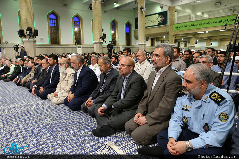 دیدار مسئولان نظام و سفرای کشورهای اسلامی با رهبر معظم انقلاب