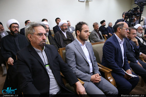 دیدار اعضای ستاد نکوداشت علامه محمدتقی جعفری با رهبر معظم انقلاب 