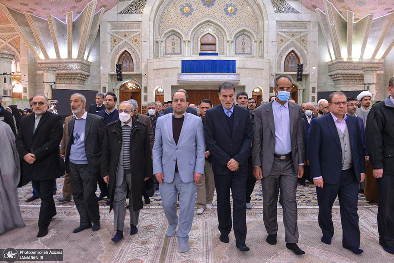 تجدید میثاق رئیس، اساتید و کارکنان دانشگاه تهران با آرمان های امام خمینی (س)