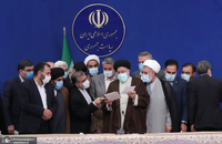 دیدار نمایندگان استان‌های اصفهان، سمنان و قم با رئیسی (29)