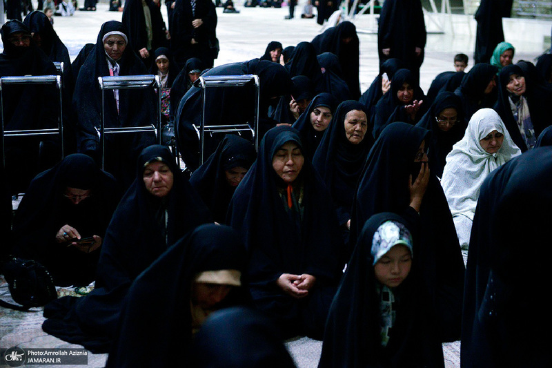 مراسم عزاداری شب شهادت امام جواد (ع) در حرم مطهر امام خمینی