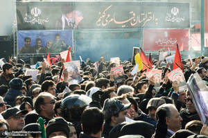 حضور میلیون ها تهرانی در تشییع پیکر مطهر سردار قاسم سلیمانی - 7