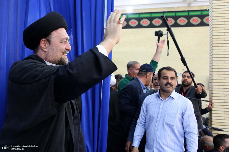 حضور سید حسن خمینی در روستای خیارج استان قزوین -2