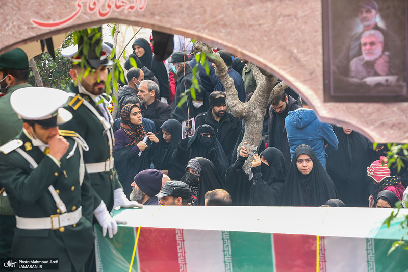 مراسم تشییع 200 شهید گمنام دفاع مقدس در تهران -2