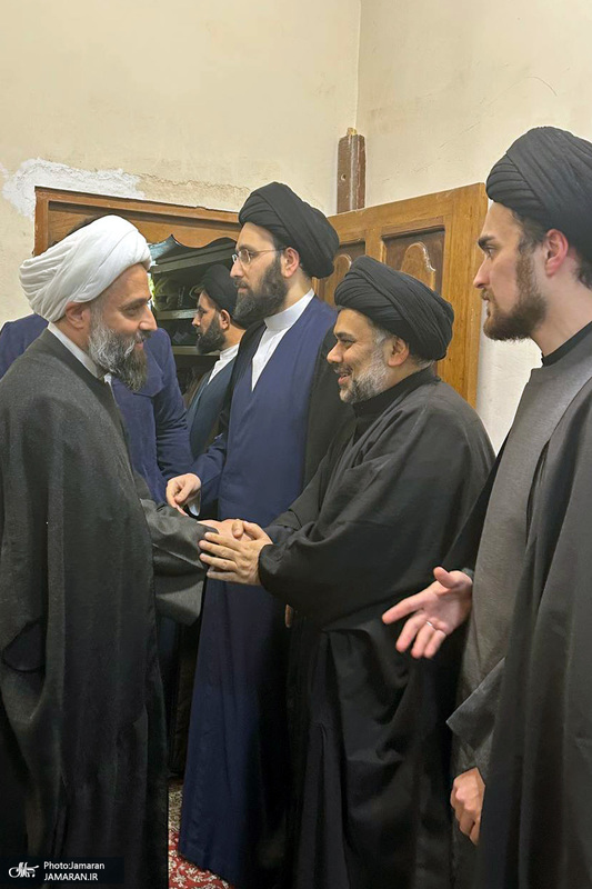 مراسم بزرگداشت آیت الله موسوی بجنوردی (ره) در بیت امام خمینی (س) در نجف اشرف