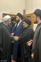 مراسم بزرگداشت آیت الله موسوی بجنوردی (ره) در بیت امام خمینی (س) در نجف اشرف