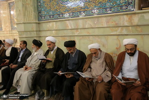 مراسم بزرگداشت آیت الله سیدجعفر خوانساری(ره) با حضور سید حسن خمینی
