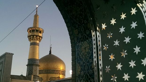 جشن سالروز میلاد امام کاظم(ع) در حرم مطهر رضوی برگزار شد