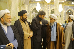 مراسم بزرگداشت آیت الله امامی کاشانی (ره) در مسجد اعظم قم