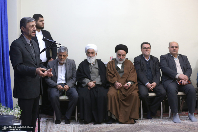 دیدار رئیس، مدیران و کارکنان ستاد اجرایی فرمان امام (ره) با سید حسن خمینی