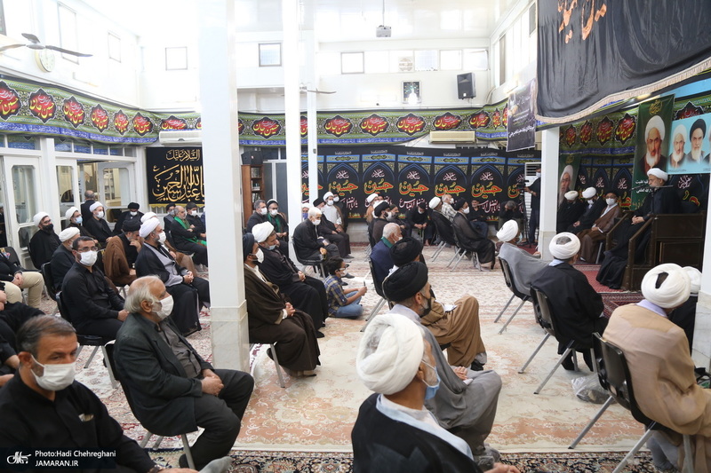 مراسم شهادت امام حسن مجتبی(ع) در بیت آیت الله العظمی فاضل لنکرانی(ره)