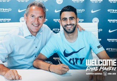 محرز رسماً به منچسترسیتی پیوست+ عکس
