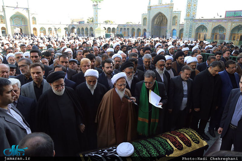 مراسم تشییع و خاکسپاری حجت الاسلام و المسلمین حسن قرهی(ره)