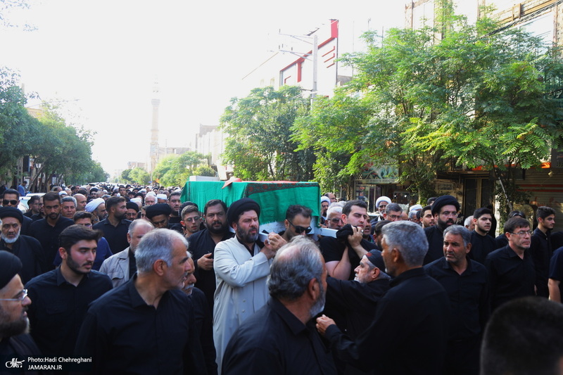 مراسم تشییع و ترحیم مرحومه سیده زهرا هاشمی شاهرودی‎