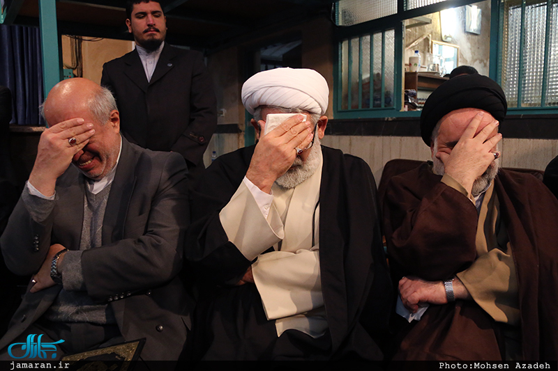 مراسم وداع با پیکر آیت الله هاشمی رفسنجانی(ره) در حسینیه جماران-7