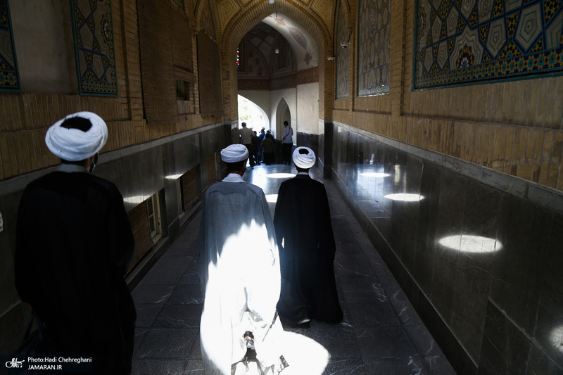 تجمع طلاب و اساتید حوزه علمیه قم در حمایت از مردم فلسطین و محکومیت حادثه تروریستی افغانستان‎