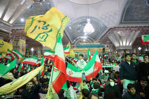 اجتماع باشکوه نوجوانان آرمانی لشکر قدس در حرم مطهر امام خمینی (س)