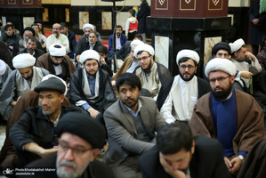 دیدار جمعی از مهاجرین افغانستانی در ایران با سید حسن خمینی