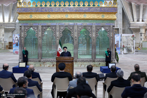 تجدید میثاق رئیس جمهور و اعضای دولت با آرمان های حضرت امام خمینی (س)