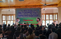 سخنرانی سید حسن خمینی در کتابخانه یادگار امام در شهر اسکردو مرکز ایالت بلتستان پاکستان