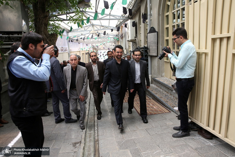 تجدید میثاق وزیر، معاونان و کارکنان وزارت ارتباطات و فناوری اطلاعات با آرمان های امام خمینی(س)