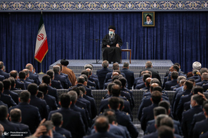 دیدار جمعی از فرماندهان نیروی هوایی و پدافند هوایی ارتش با رهبر معظم انقلاب