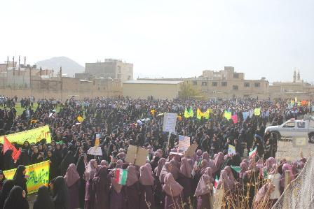 فریاد استکبار ستیزی در زادگاه معمار کبیر انقلاب طنین انداز شد