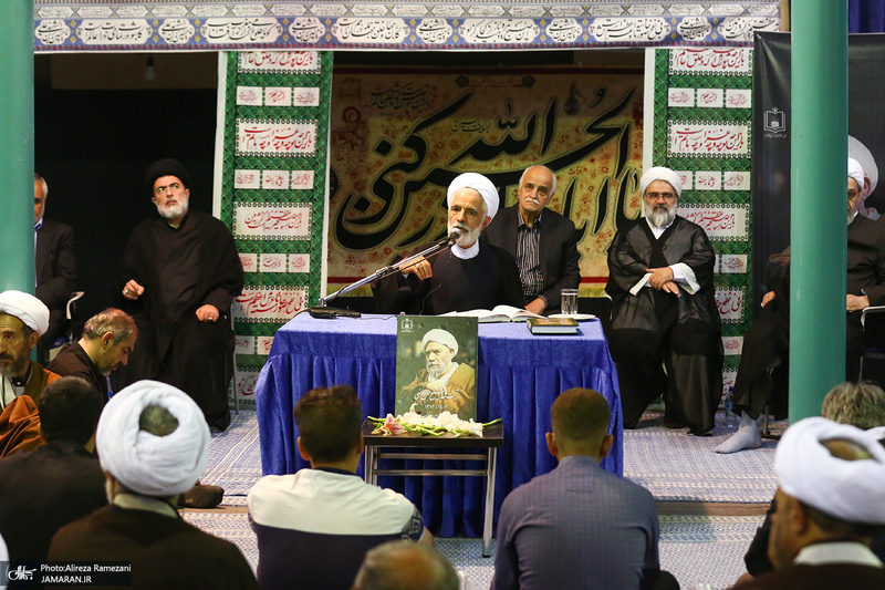 مراسم بزرگداشت آیت الله حسن صانعی (ره) در حسینیه جماران -2