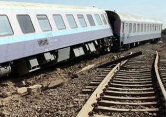 حادثه در قطار مسافربری خرمشهر -تهران خروج قطار از ریل و وحشت مسافران