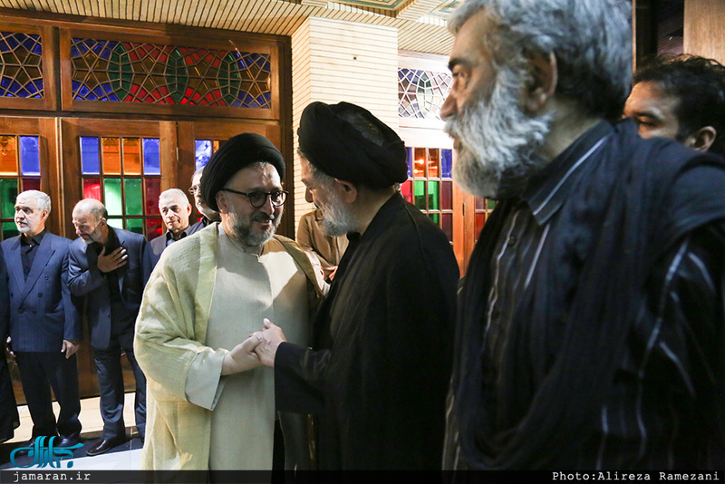 مراسم ختم مادر حجت الاسلام و المسلمین محتشمی پور در مسجد نور-2