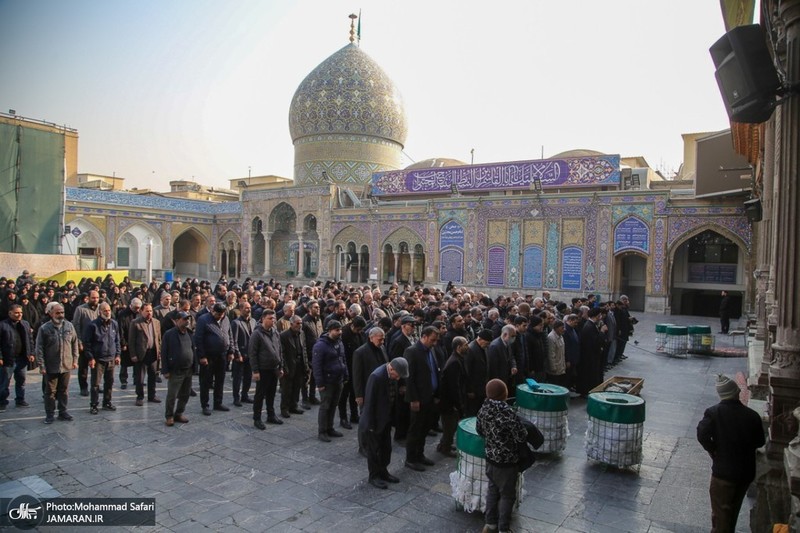 مراسم تشییع و خاکسپاری پدر دکتر جوادی یگانه