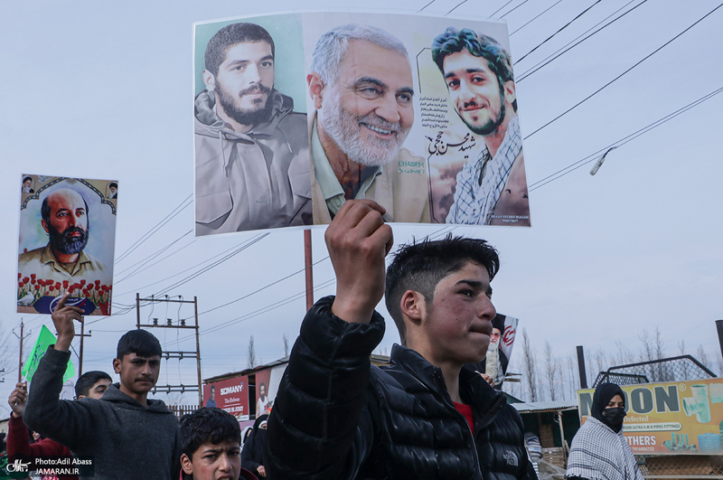 راهپیمایی کشمیری ها به مناسبت میلاد امام زمان (عج)