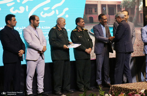 مراسم تجلیل از ورزشکارانشهرستان خمین