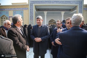 مراسم تشییع و خاکسپاری پدر دکتر جوادی یگانه