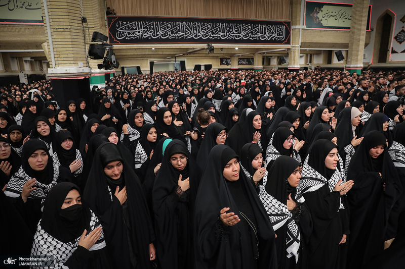 عزاداری هیئت‌های دانشجویی به مناسبت اربعین در حسینیه امام خمینی