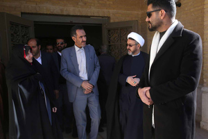 بازدید زهرا بهروزآذر، معاون رئیس جمهور از بیت تاریخی امام در خمین