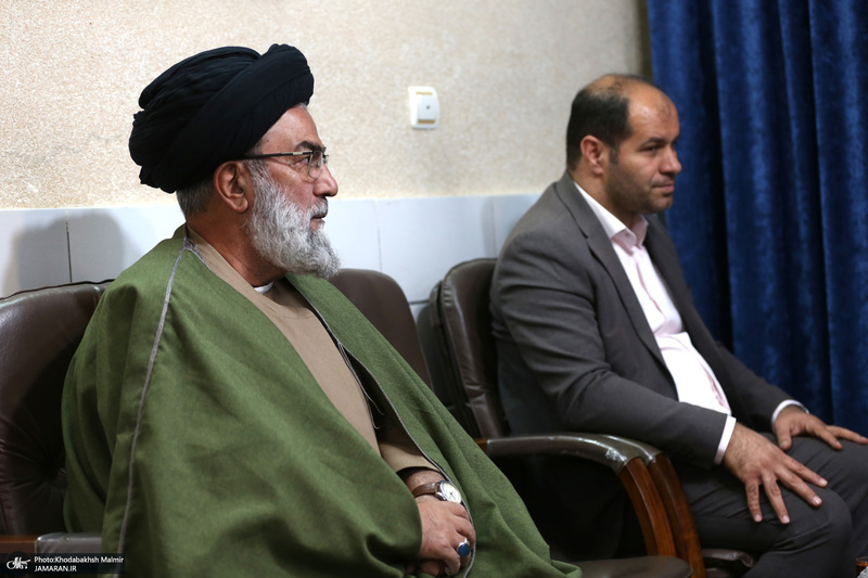 دیدار معاون فرهنگی موسسه با آیت الله دری نجف آبادی