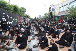 مراسم عزاداری شهادت حضرت امام علی(ع) با حضور آیت الله العظمی وحید خراسانی