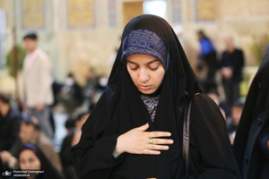 مراسم آغاز  سال 1401 در حرم کریمه اهل بیت (ع)‎