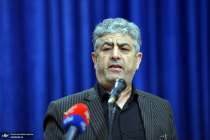 مراسم تودیع و معارفه رئیس حوزه قضایی بخش آفتاب در حرم امام خمینی