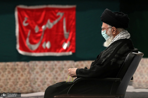 اولین شب مراسم عزاداری حضرت اباعبدالله الحسین (ع) در حسینیه امام خمینی