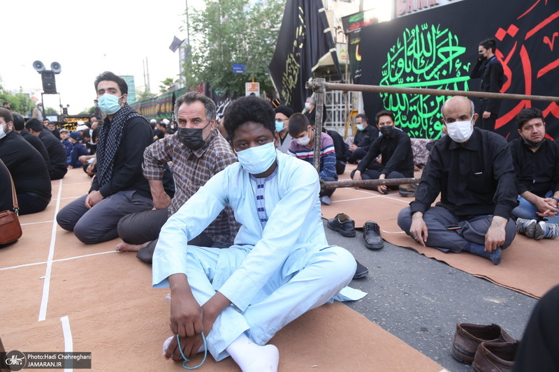 مراسم عزاداری شهادت حضرت امام علی(ع) با حضور آیت الله العظمی وحید خراسانی