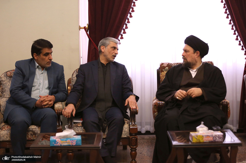 دیدار اعضای هیئت امنای هیئت رزمندگان اسلام مدافع حرم با سید حسن خمینی