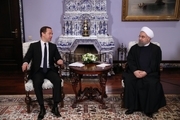 دیدار دکتر روحانی با نخست وزیر روسیه