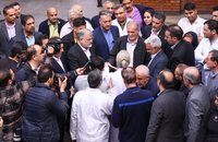 عیادت پزشکیان از جانبازان دوران هشت سال دفاع مقدس در بیمارستان میلاد شهریار (8)