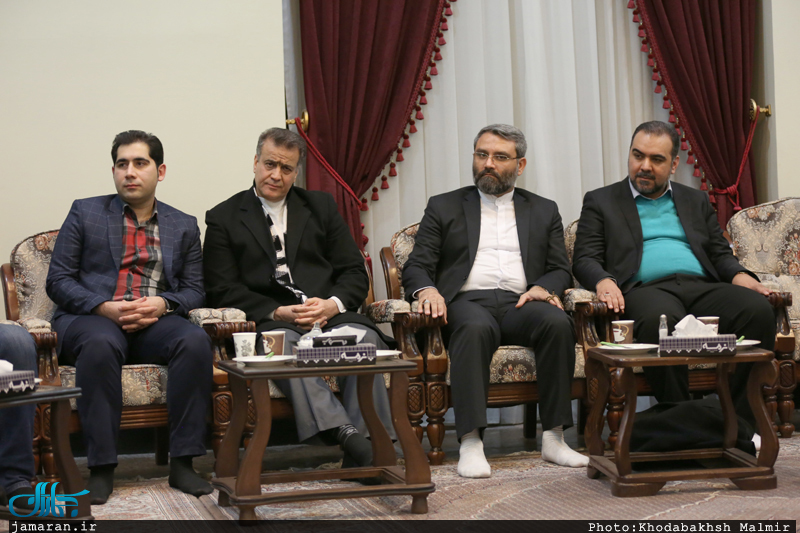 دیدار جمعی از اعضای انجمن صنفی مدیران رسانه با سید حسن خمینی