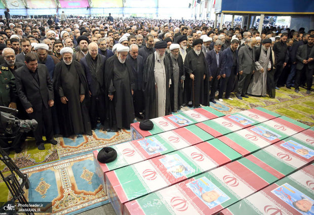 مراسم تشییع سید ابراهیم رئیسی رئیس‌جمهور و همراهانش در تهران (2 خرداد 1403) + عکس و فیلم