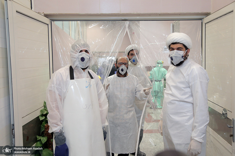 تغسیل با آب متوفیان مبتلا به کرونا در بهشت زهرا(س) تهران